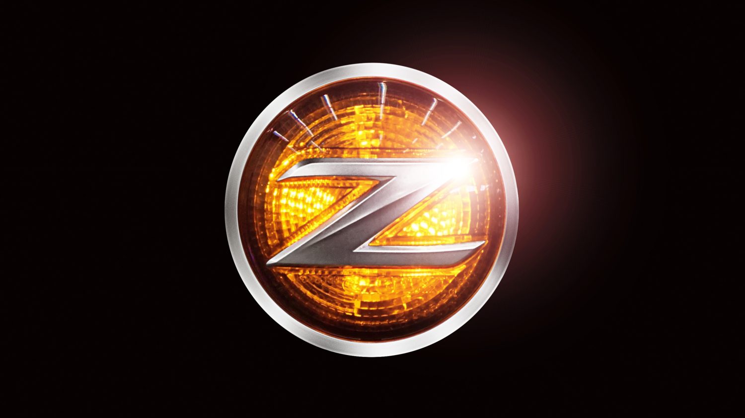 Insignias Z del diseño exterior del Nissan 370Z Roadster