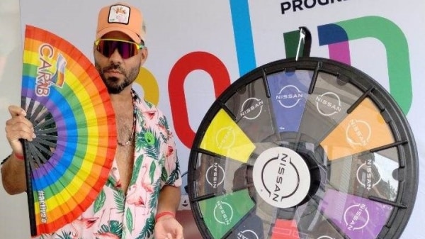 Nissan pride spin the wheel