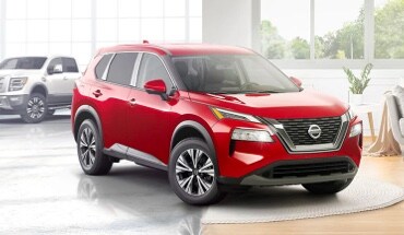 Red Nissan Rogue