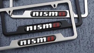Nissan 370Z Roadster accessories NISMO license plate frames