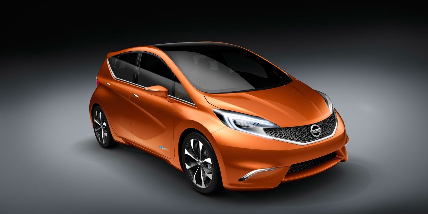 Front View of the Nissan Invitation Compact Hatchback Concept
