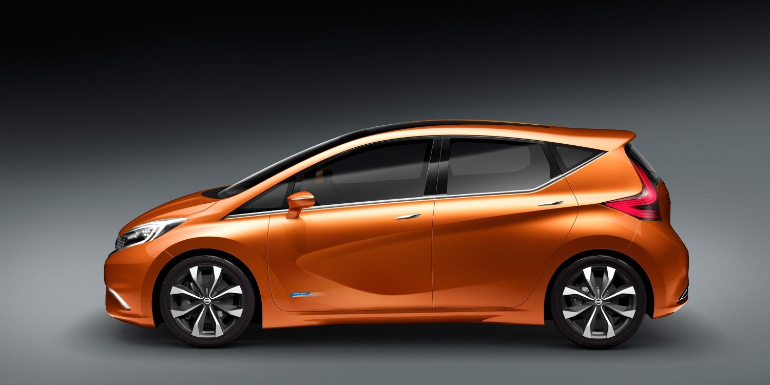 Side View of the Nissan Invitation Compact Hatchback Concept