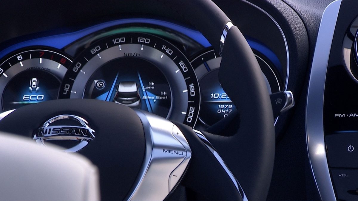 Nissan Invitation Compact Hatchback Concept Speedometer