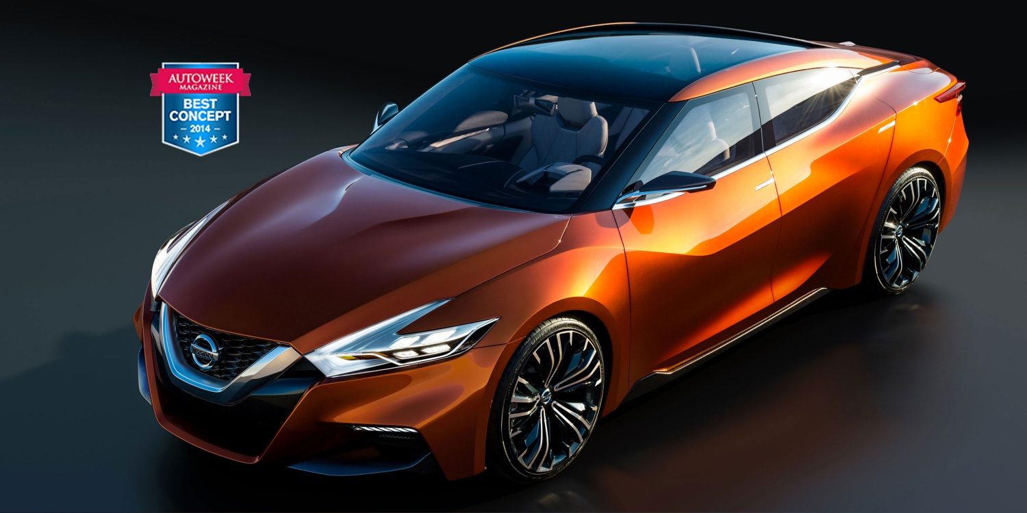 Aerial view of the Nissan Sport Sedan Concept