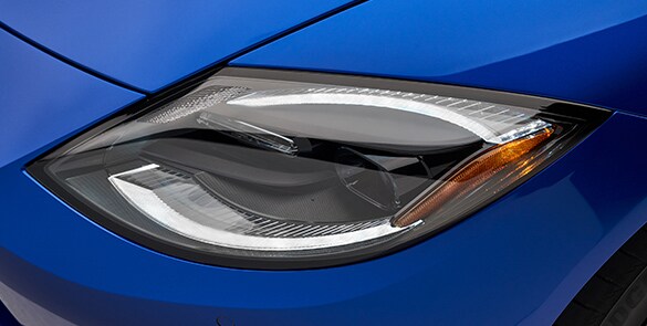 2023 Nissan Z Close Up Of Iconic Headlight