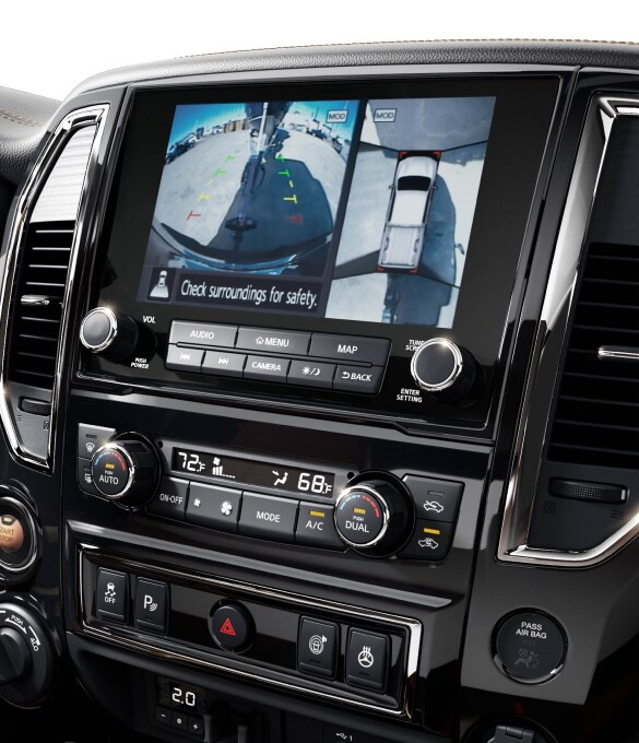 Monitor inteligente Around View de visión periférica de la Nissan TITAN