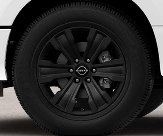 Rines de aleación de aluminio de 20 pulgadas de color negro del Nissan TITAN Midnight Edition 2024