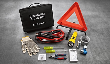 Kit de emergencias en carretera para el Nissan Armada 2023.