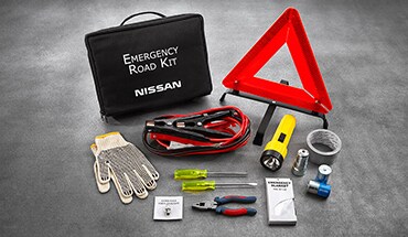 Kit de emergencia en carretera de la Nissan Frontier 2022.