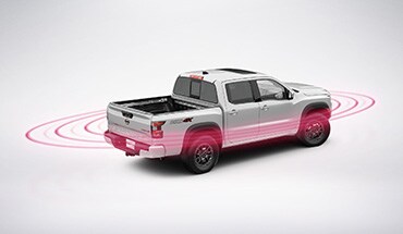 Sensor de colisión de la Nissan Frontier 2023.