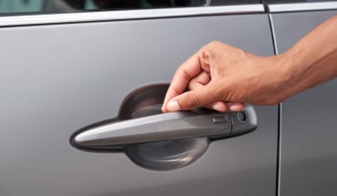 Nissan clear door handle cup paint protection