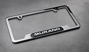 Marco portaplacas de acero inoxidable para el Nissan Murano 2022