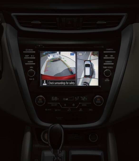 Monitor inteligente Around View de visión periférica del Nissan Murano 2023