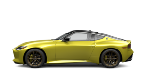 Nissan Z Proto Spec 2023 Transmisión automática de 9 velocidades en color dos tonos Ikazuchi Yellow TriCoat / Super Black
