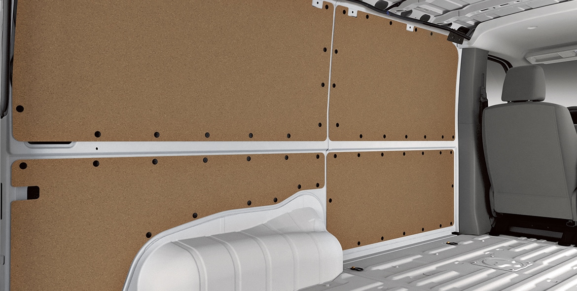Paneles de carga interiores de aglomerado de madera de la Nissan NV1500 SV 2021