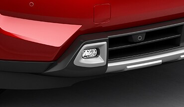 Acabado cromado satinado para las luces de niebla del Nissan Pathfinder 2023