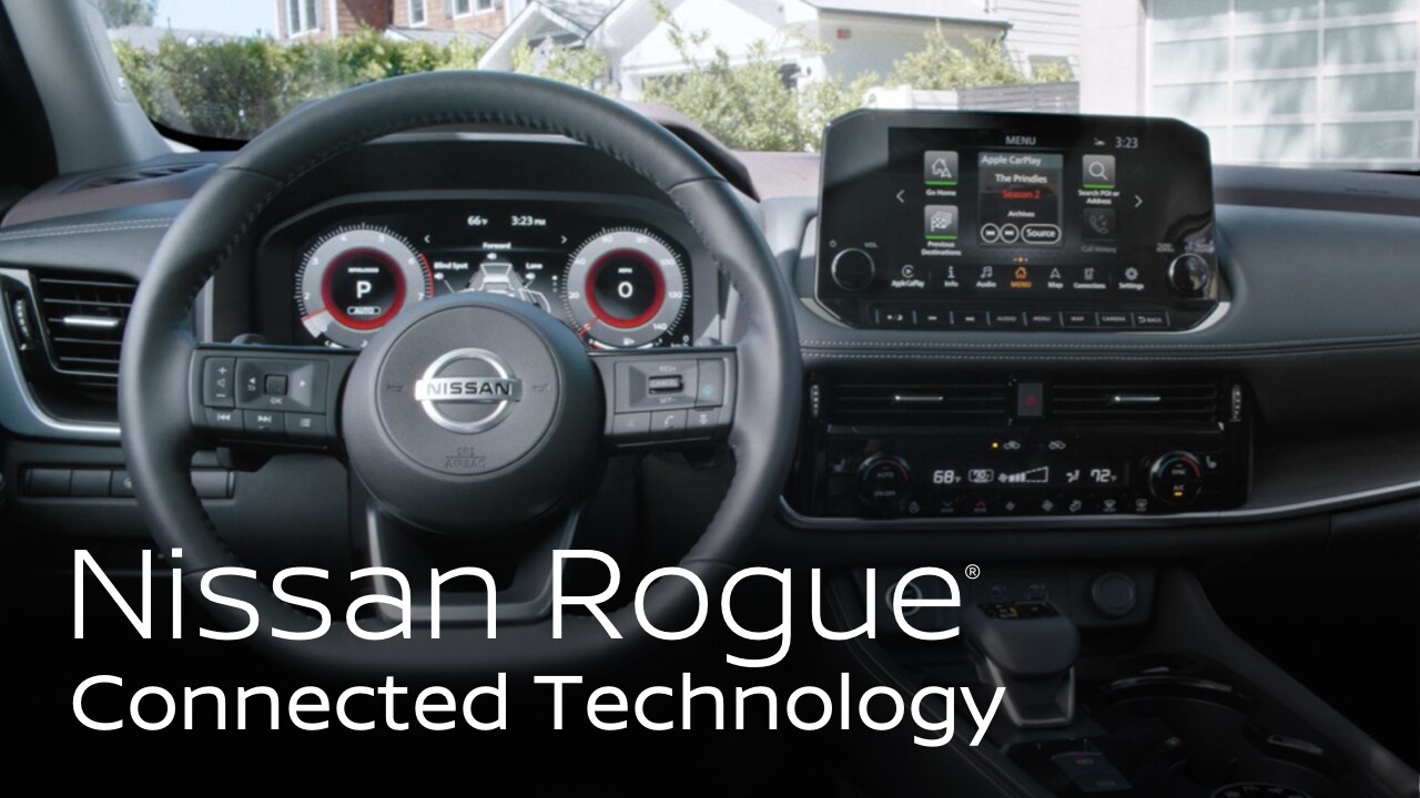 Video de la tecnología de conexión del Nissan Rogue 2023.