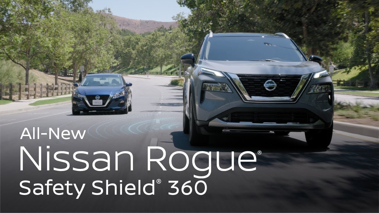 Video del escudo de protección Safety Shield 360 del Nissan Rogue 2023.