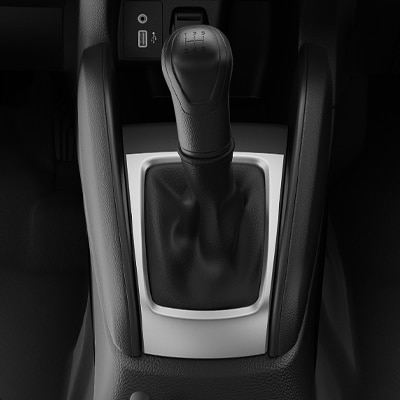 Palanca de cambios de la transmisión manual de 5 velocidades del Nissan Versa 2024